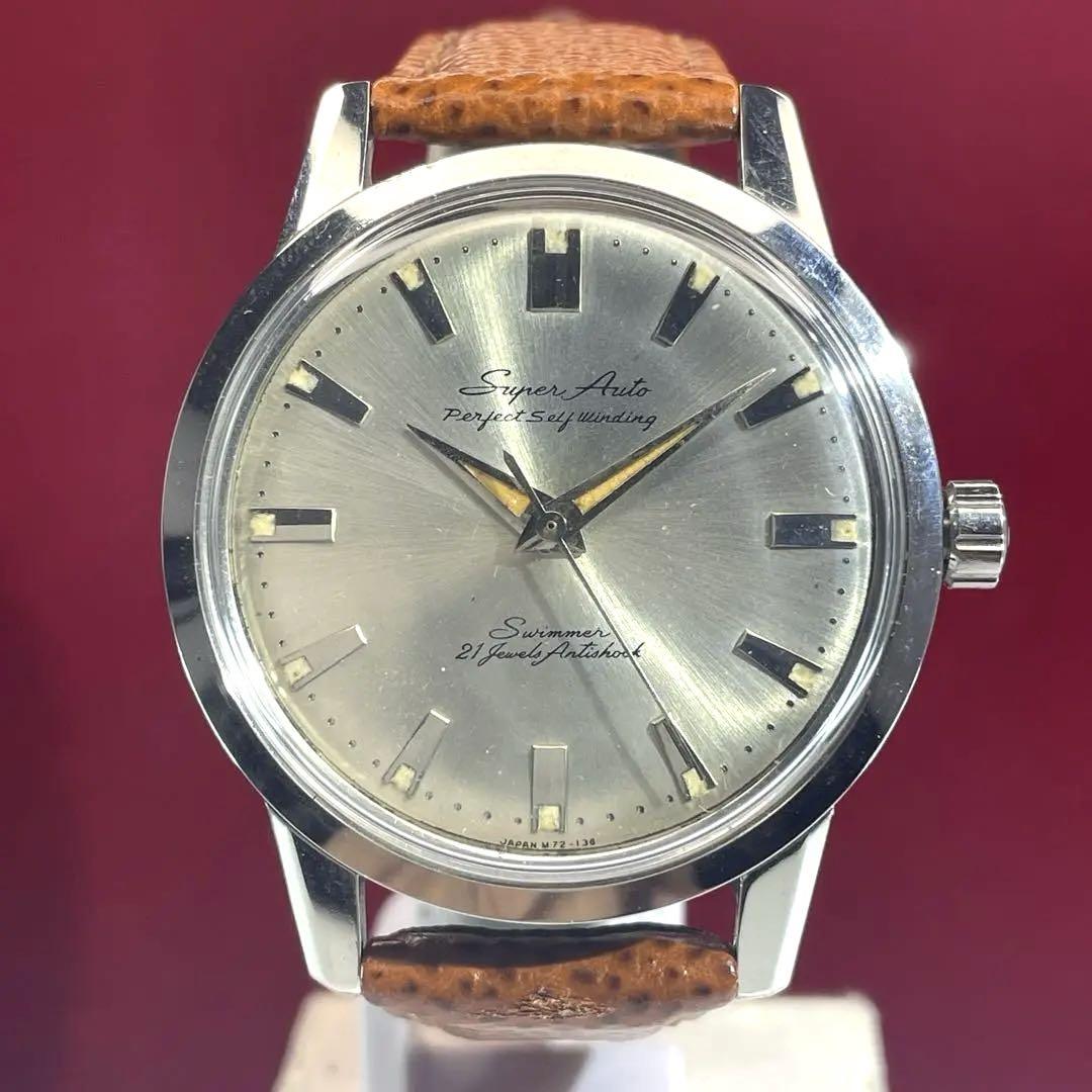 OH済 希少 ORIENT Super Auto Swimmer 日本製 腕時計