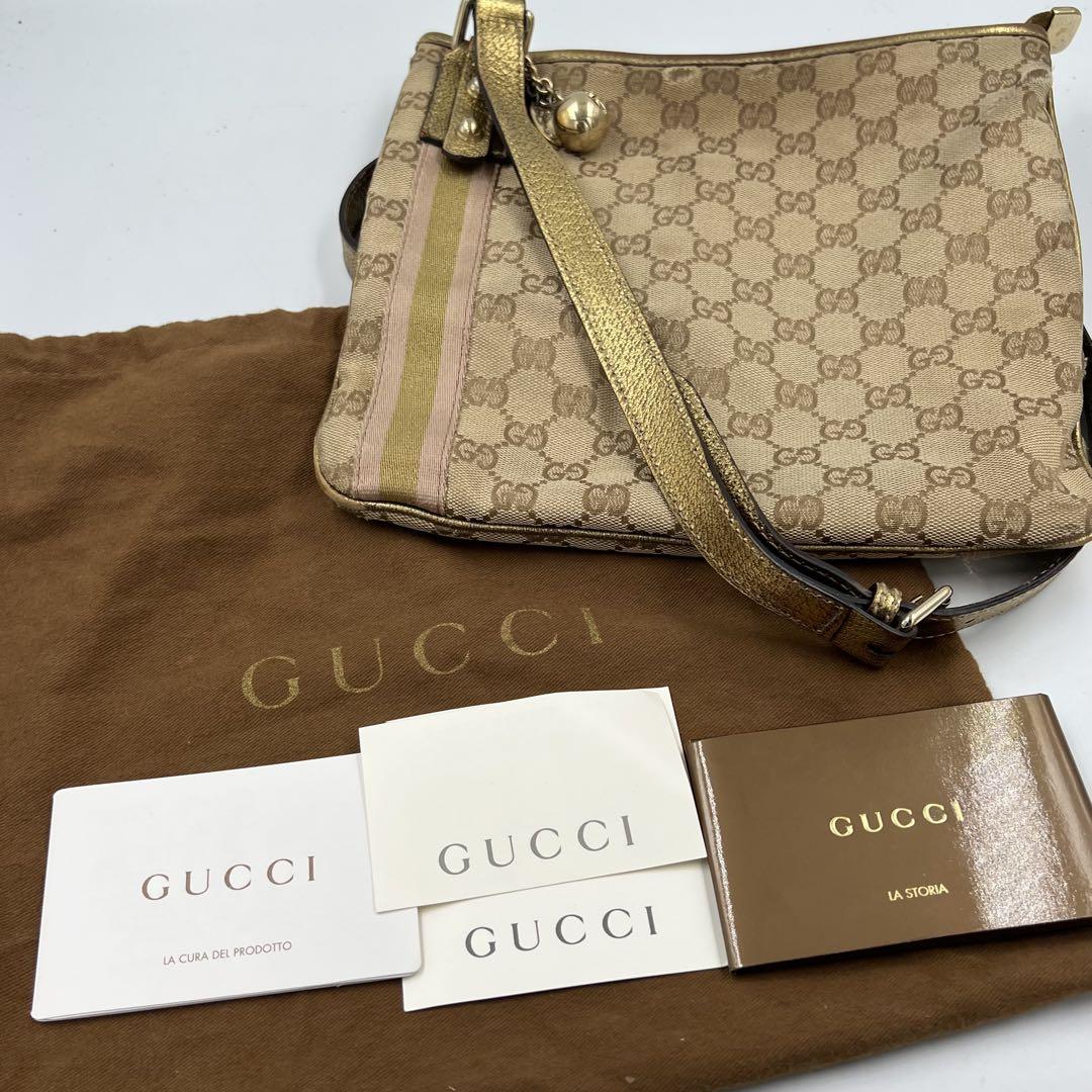 GUCCI GGパターン ショルダーバッグ 144388