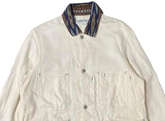 SASSAFRAS - Green Thumb Jacket Natural グランドセール adoraspa.ca