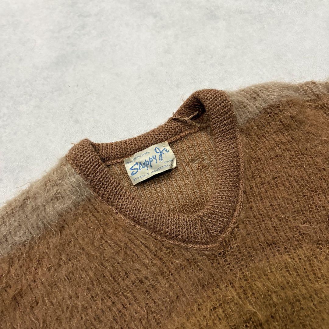 トップス 60s vintage gradation mohair knit