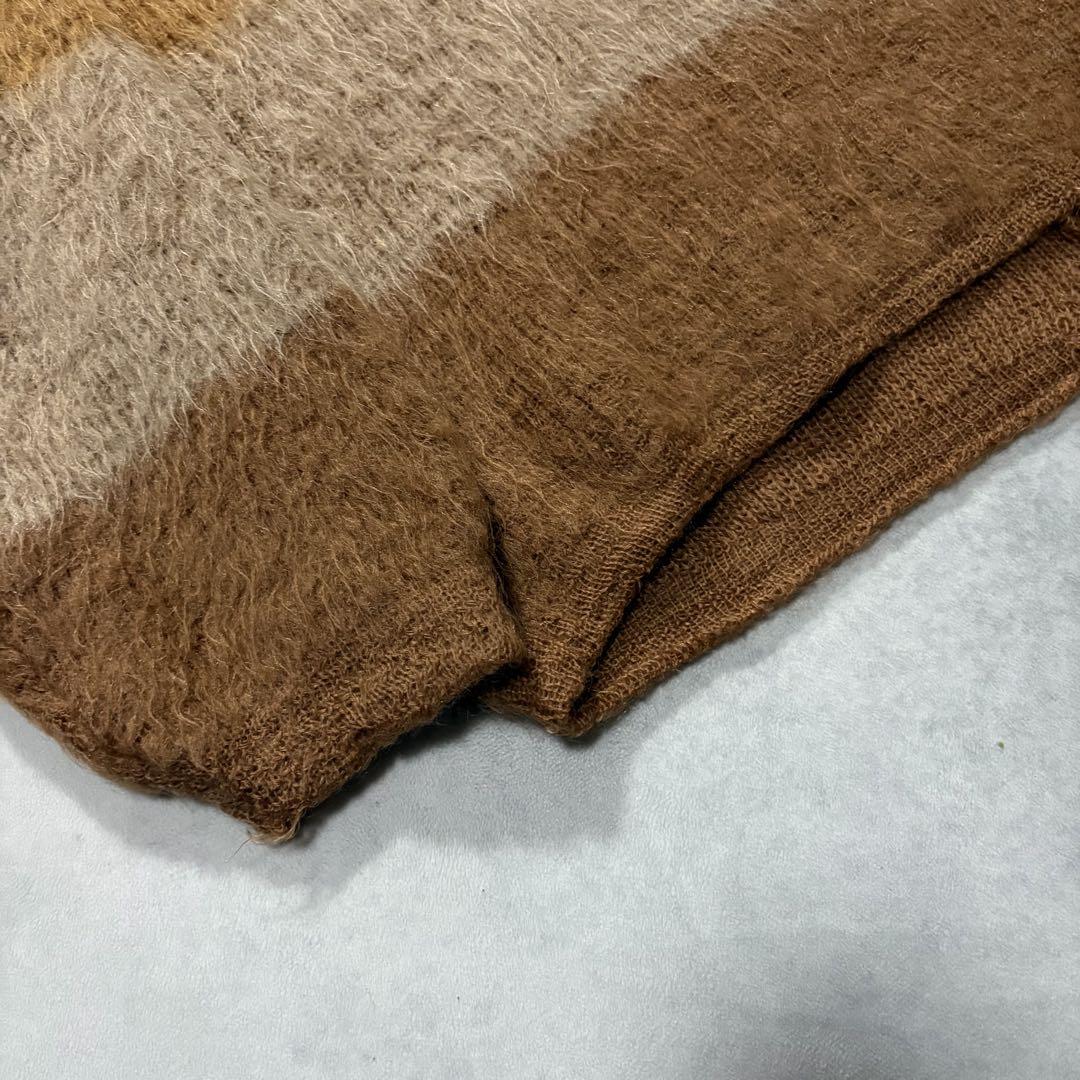 トップス 60s vintage gradation mohair knit