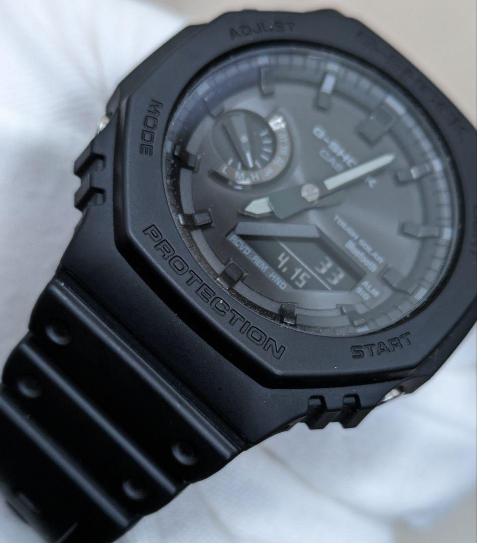 【オールブラック/ソーラー】カシオ　G-SHOCK　GA-B2100【美品】