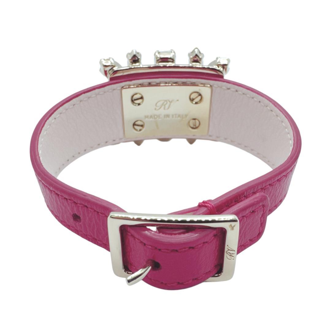 今季一番 Roger Vivier レザーブレスレット ブロッシュヴィヴィエ アクセサリー