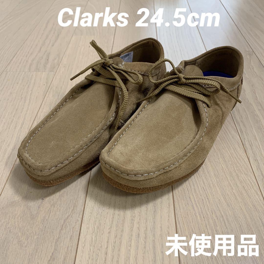 Clarksクラークス ワラビーシューズ 24.5cmサンドベージュ