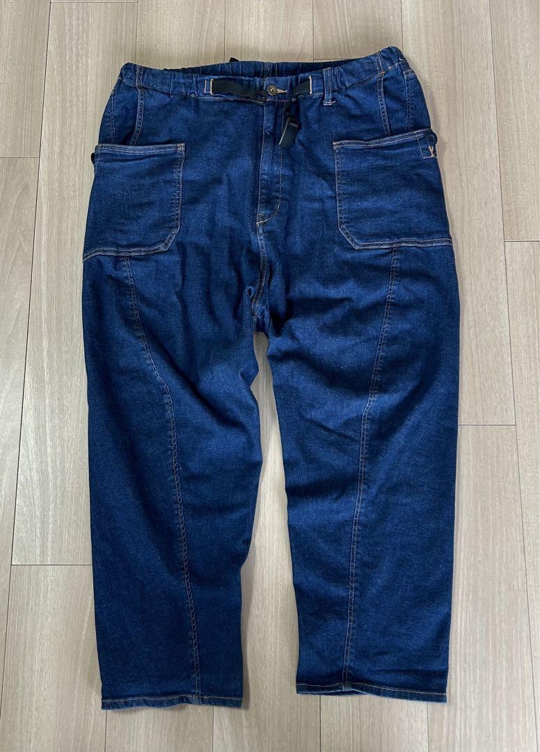 BLESS Ü baggy denim pants ダークブラウン - メルカリ