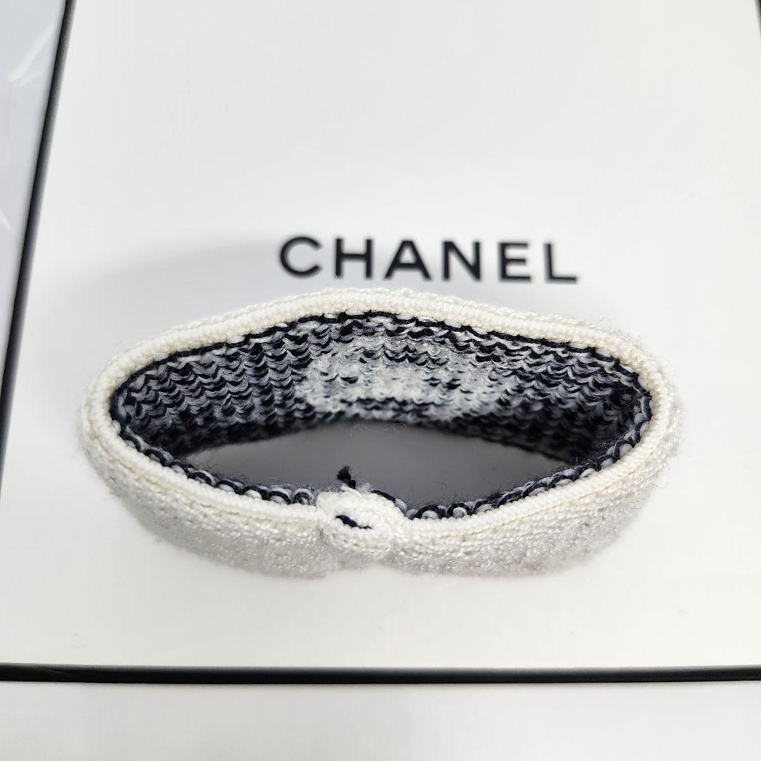 CHANEL ココマーク リストバンド ブレスレット COCO レディース 白