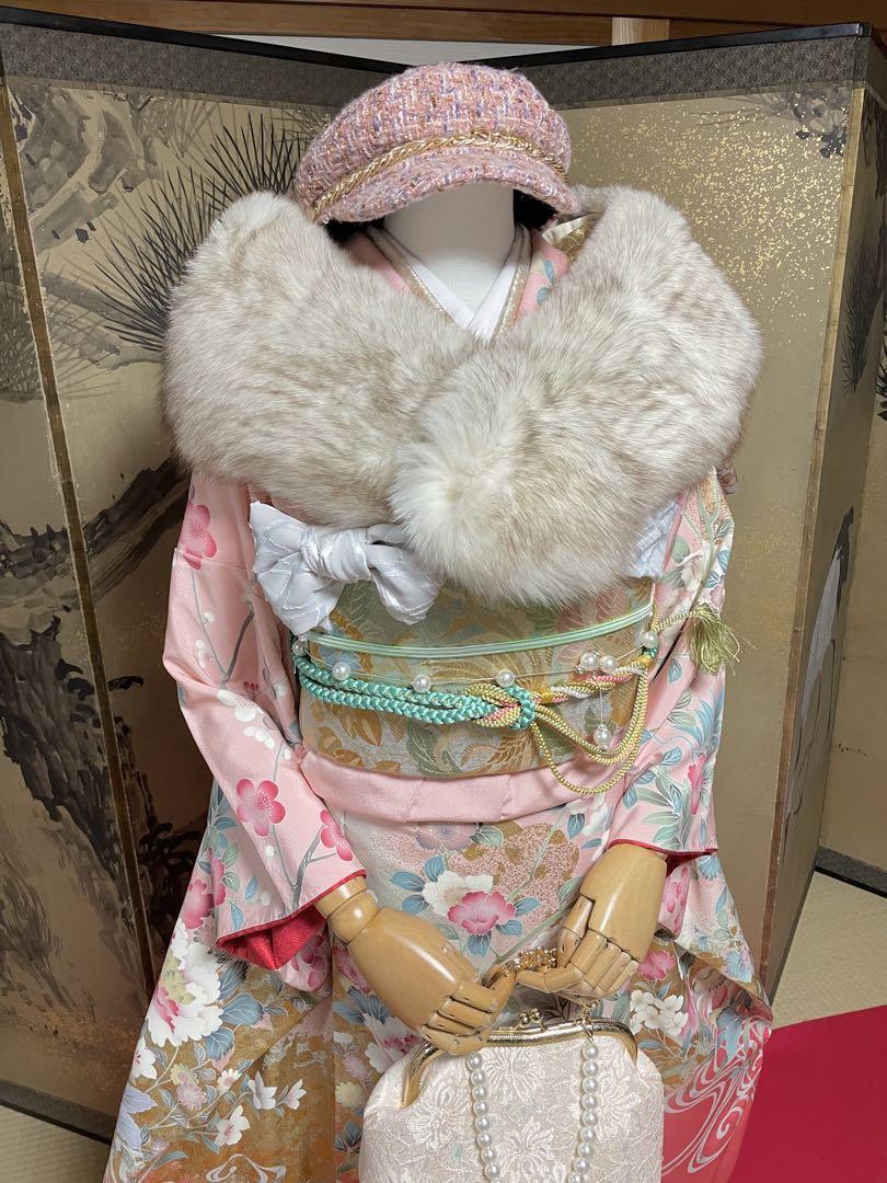 振袖 フルセット 成人式 正絹 ピンク 谷崎潤一郎の世界 - メルカリ