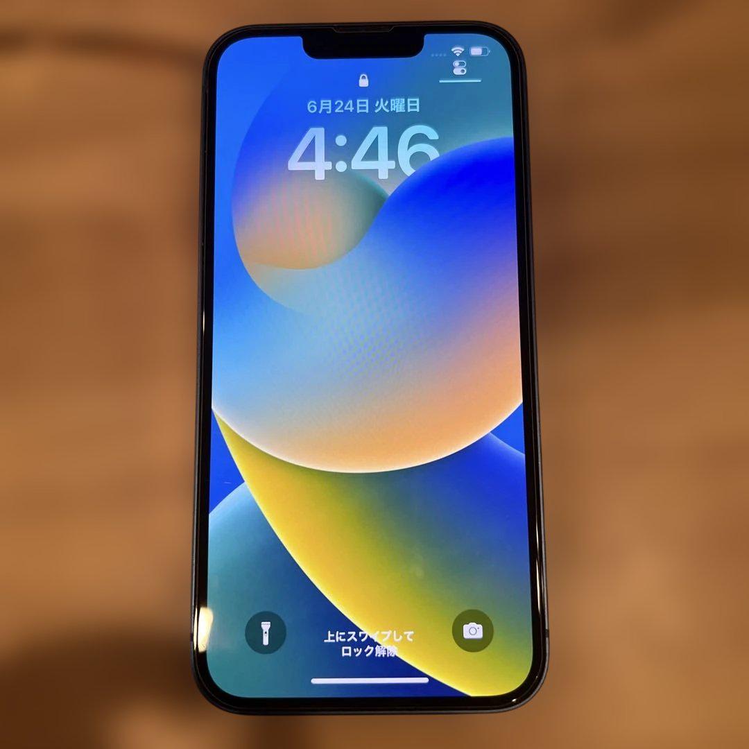 【美品】iPhone13 ブルー 256GB SIMフリー ケース付き