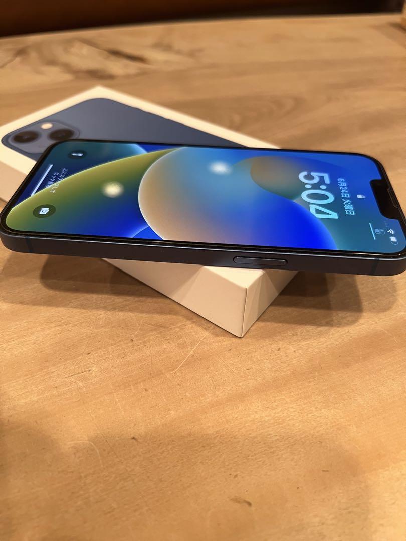 【美品】iPhone13 ブルー 256GB SIMフリー ケース付き