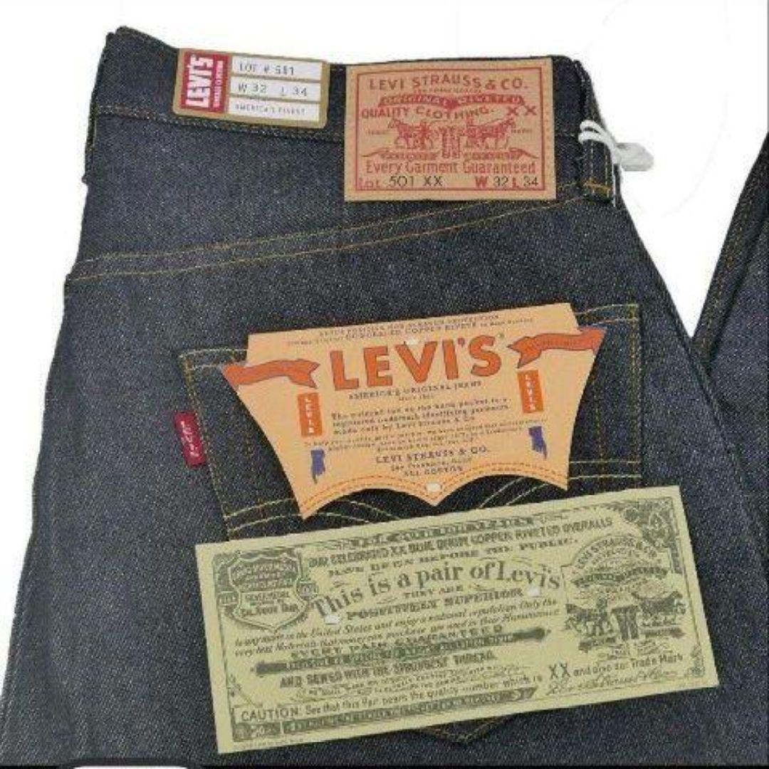 34 新品 501XX　1955年モデル　リーバイス ビンテージ Levi's VINTAGE CLOTHING リーバイス 501xx 復刻 1955年モデル