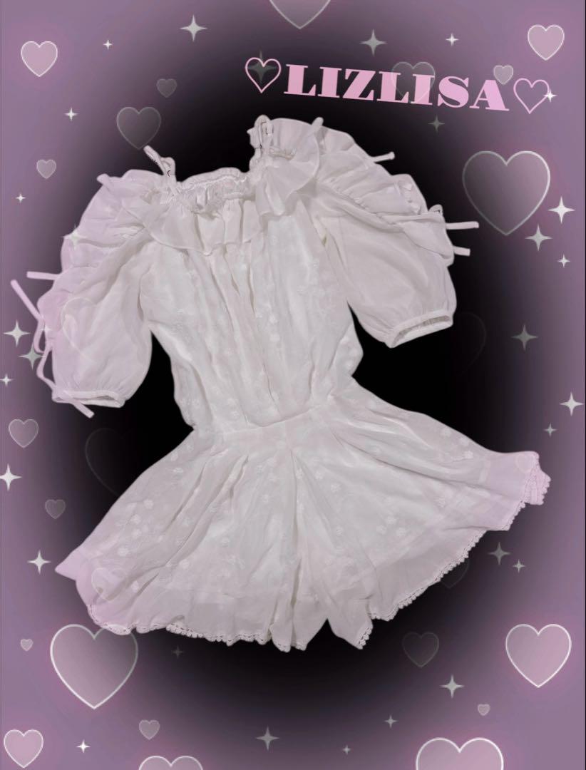 ♡LIZLISA♡リズリサ♡オフィショル スカパン ワンピース♡y2k♡姫系♡