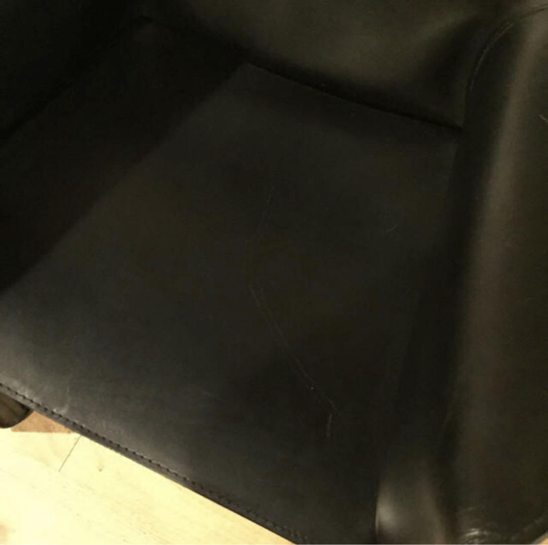 CAB413 カッシーナ 30万相当 黒革 チェア 送料込み