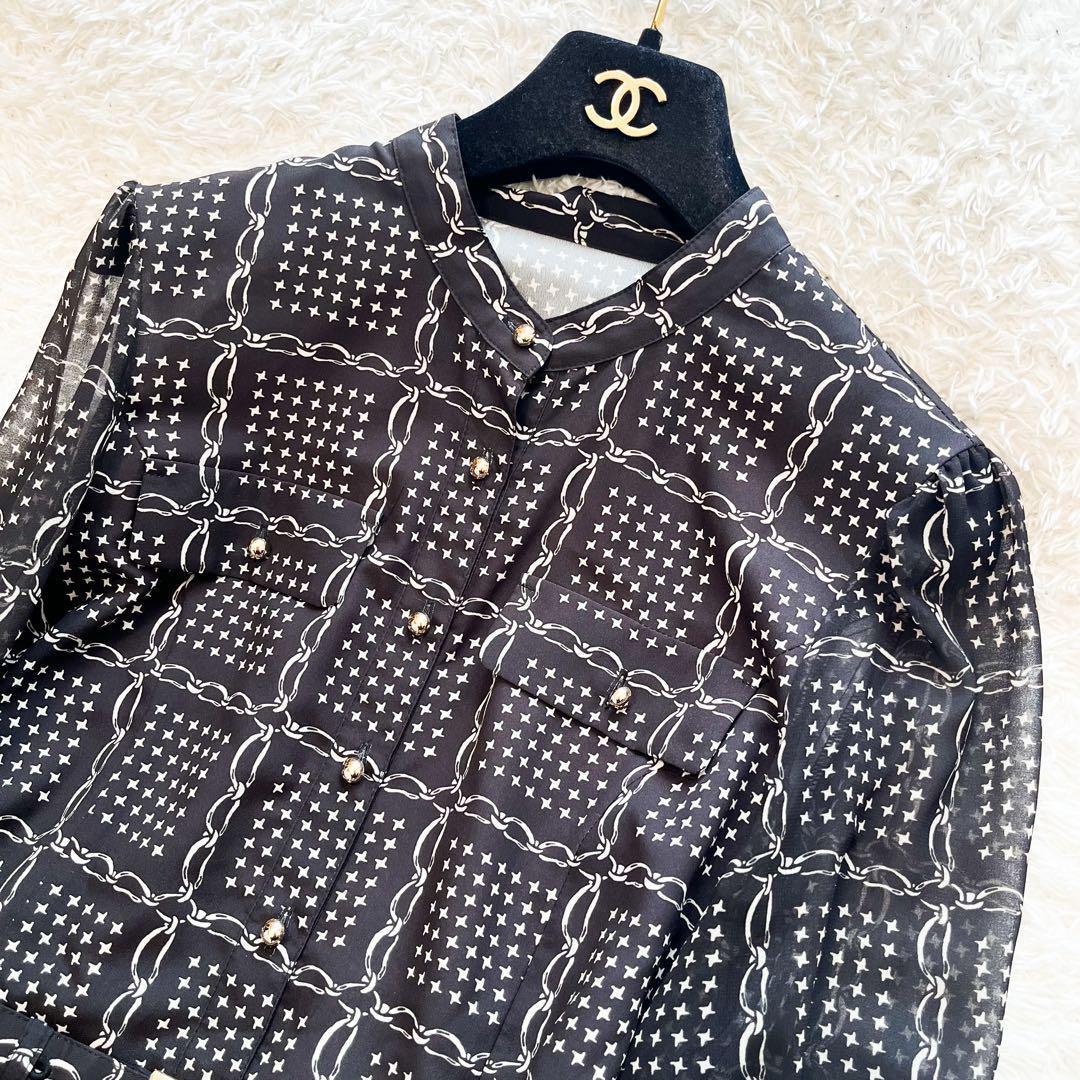 25年♡極美品 グレースコンチネンタル チェックプリントワンピース チェーン 25年♡極美品 グレースコンチネンタル チェックプリント