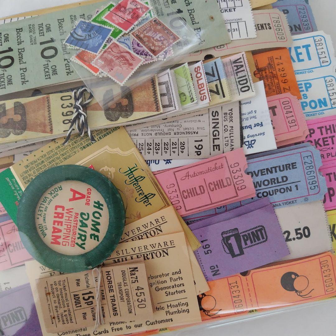 A 海外チケットなど 500枚 紙モノたっぷりセット