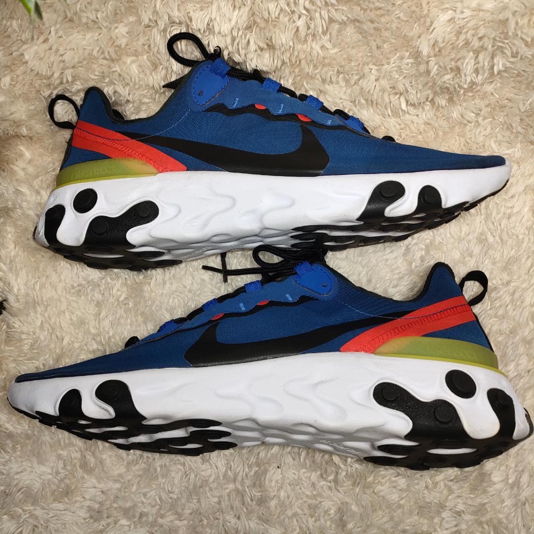 ナイキ　NIKE 　REACTELEMENT55　スニーカー　青　29.5cm