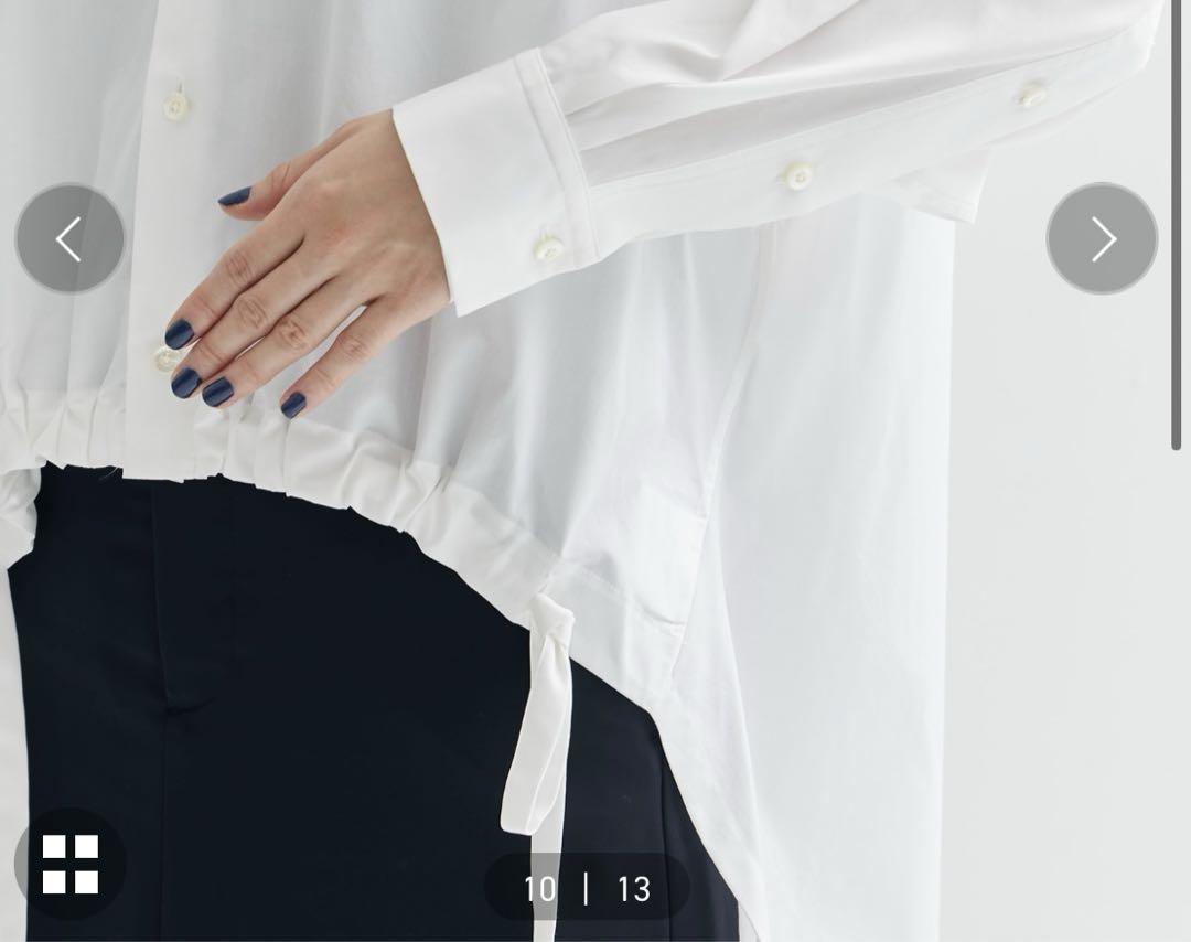 トップス ujoh STUDIOUS Draw cord shirt