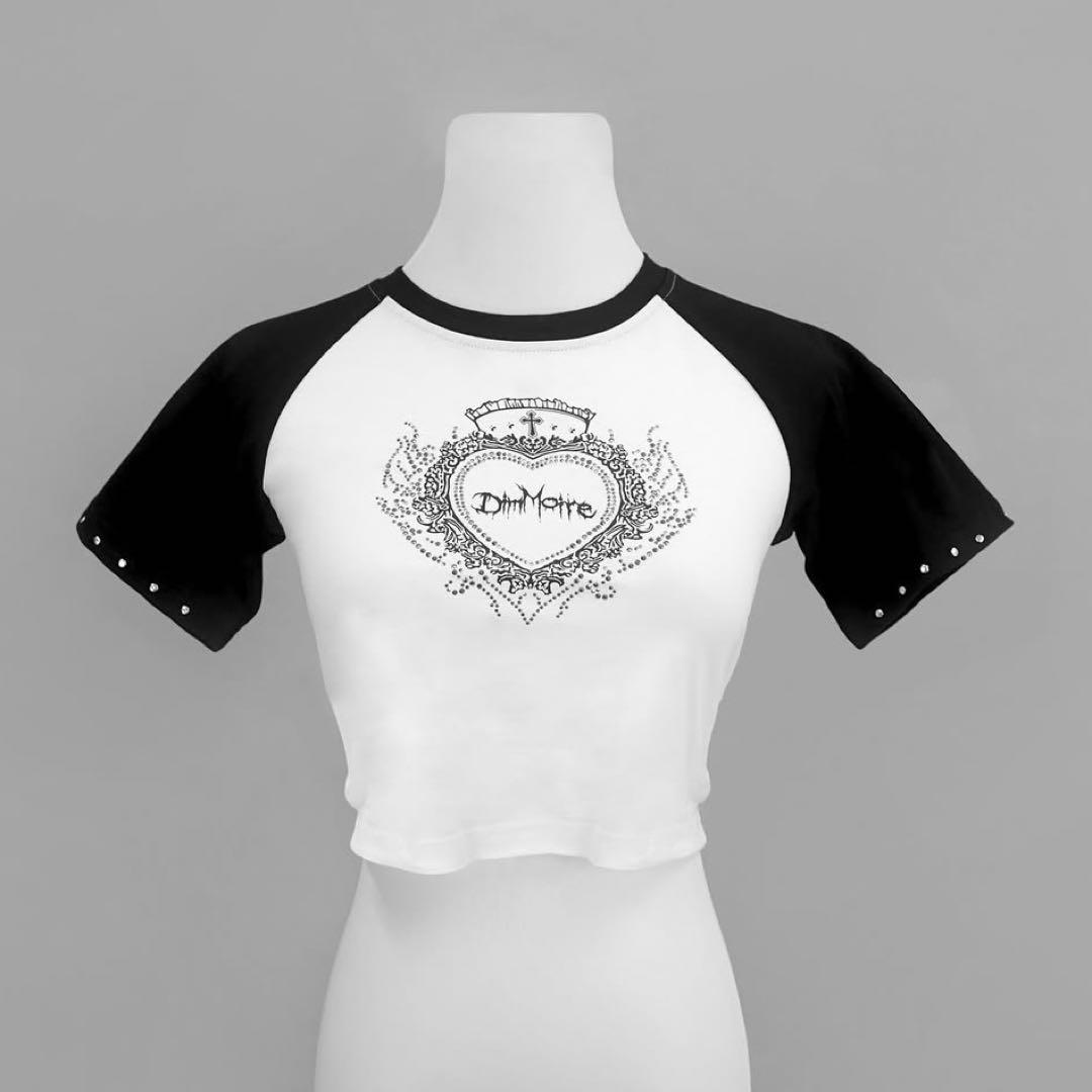DimMoire ラインストーンheartcore ミニt tシャツ - メルカリ