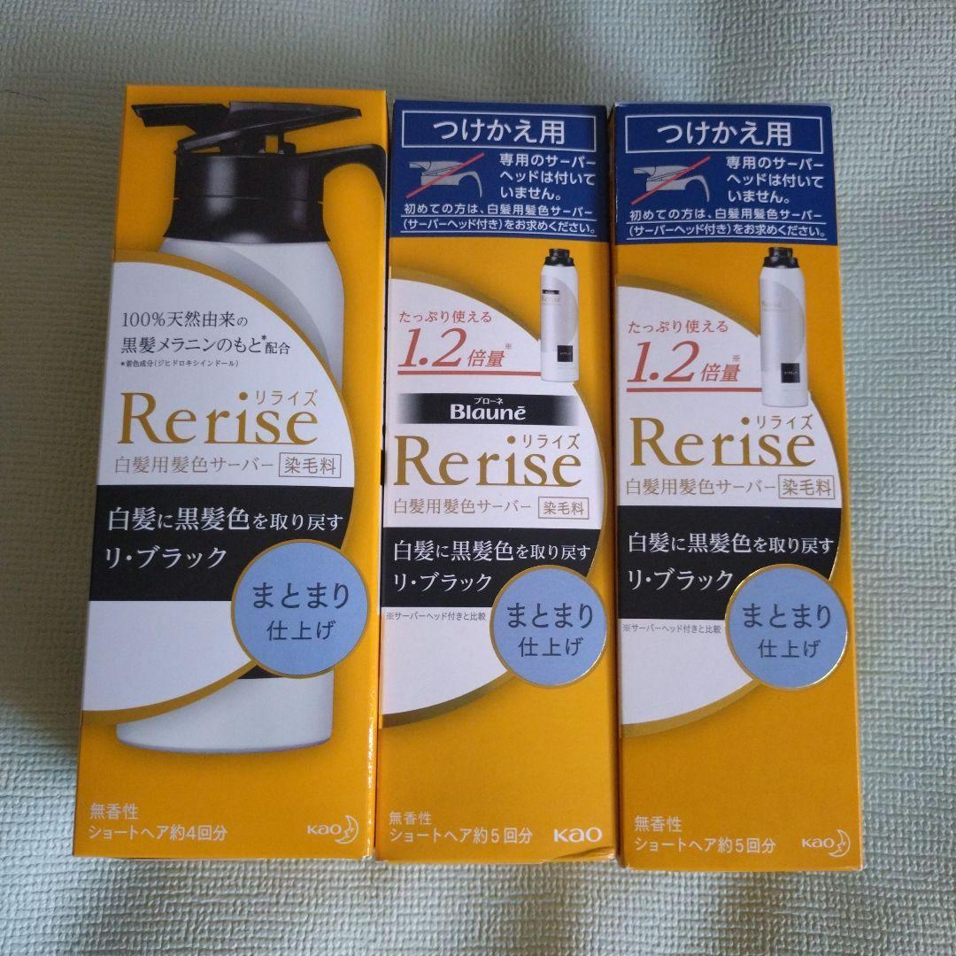 リライズ　白髪用髪色サーバー　本体＆つけかえ用 ✕2セット リライズ 白髪用髪色サーバー 本体＆つけかえ用 - メルカリ