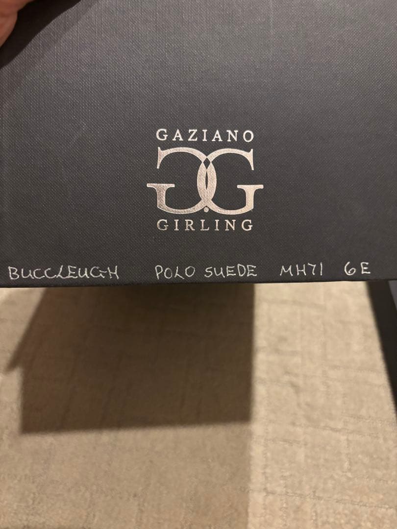 Gaziano Girling Buccleuch ポロスエード 6E Gaziano Girling Buccleuch ポロスエード 6E