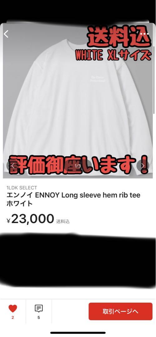 トップス Ennoy L/S T-Shirts