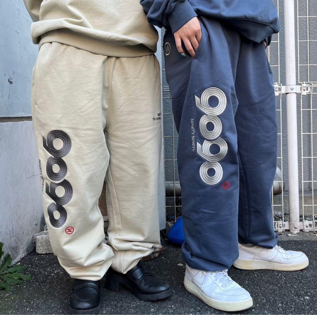 9090 OG Logo Satin Sweat Pants