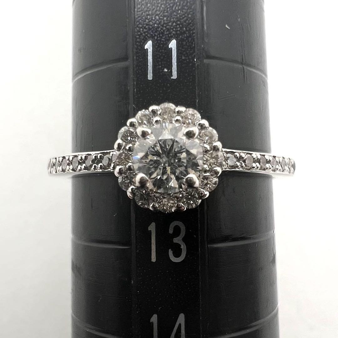 プラチナpt900 リング　ダイヤ0.212ct トリプルエクセレント　12号 プラチナpt900 リングダイヤ0.212ct トリプルエクセレント12号
