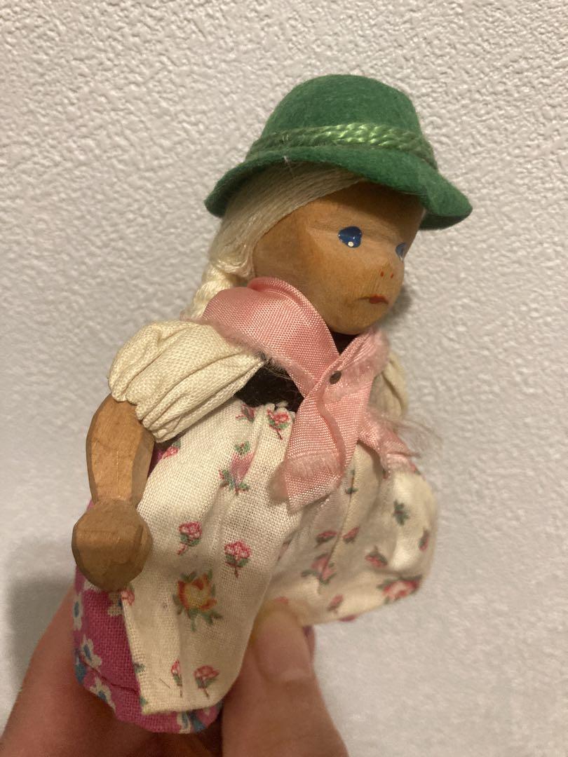 輝く高品質な ハーン社 オストハイマー ostheimer 女の子 ドイツ 木製