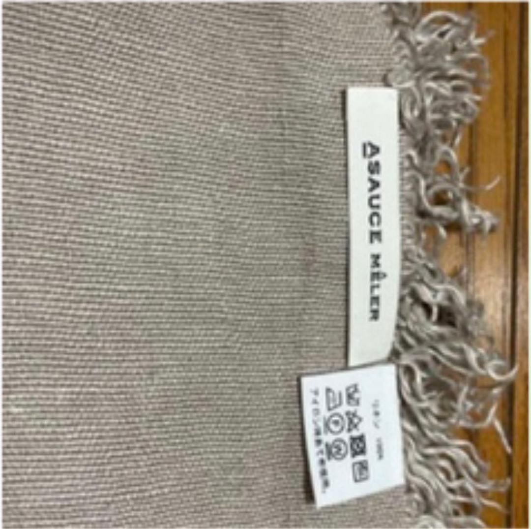 超激得即納 アソースメレ グレージュ 完売品 z5nyk-m25331078943 ライトリネンフリンジストール 正規品爆買い