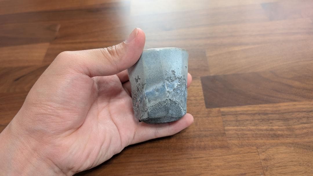 福村龍太 グレー ぐい飲み 福村龍太 グレー ぐい飲み