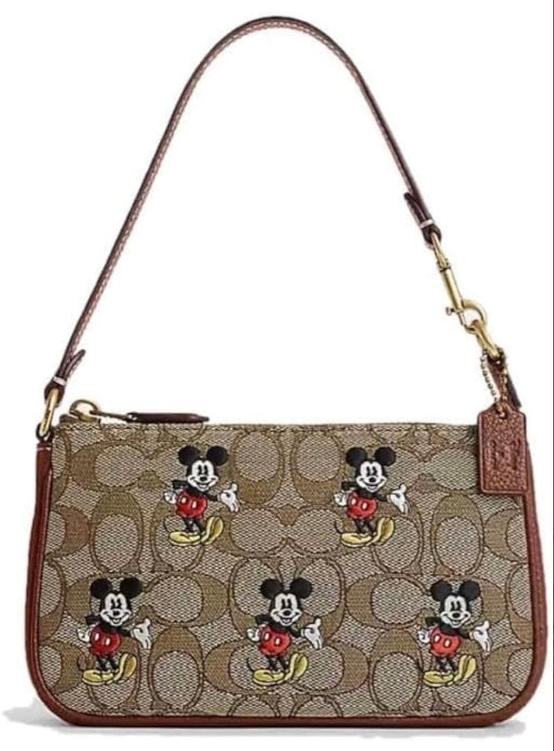 コーチ ミッキーマウス柄 バッグ　レア　限定