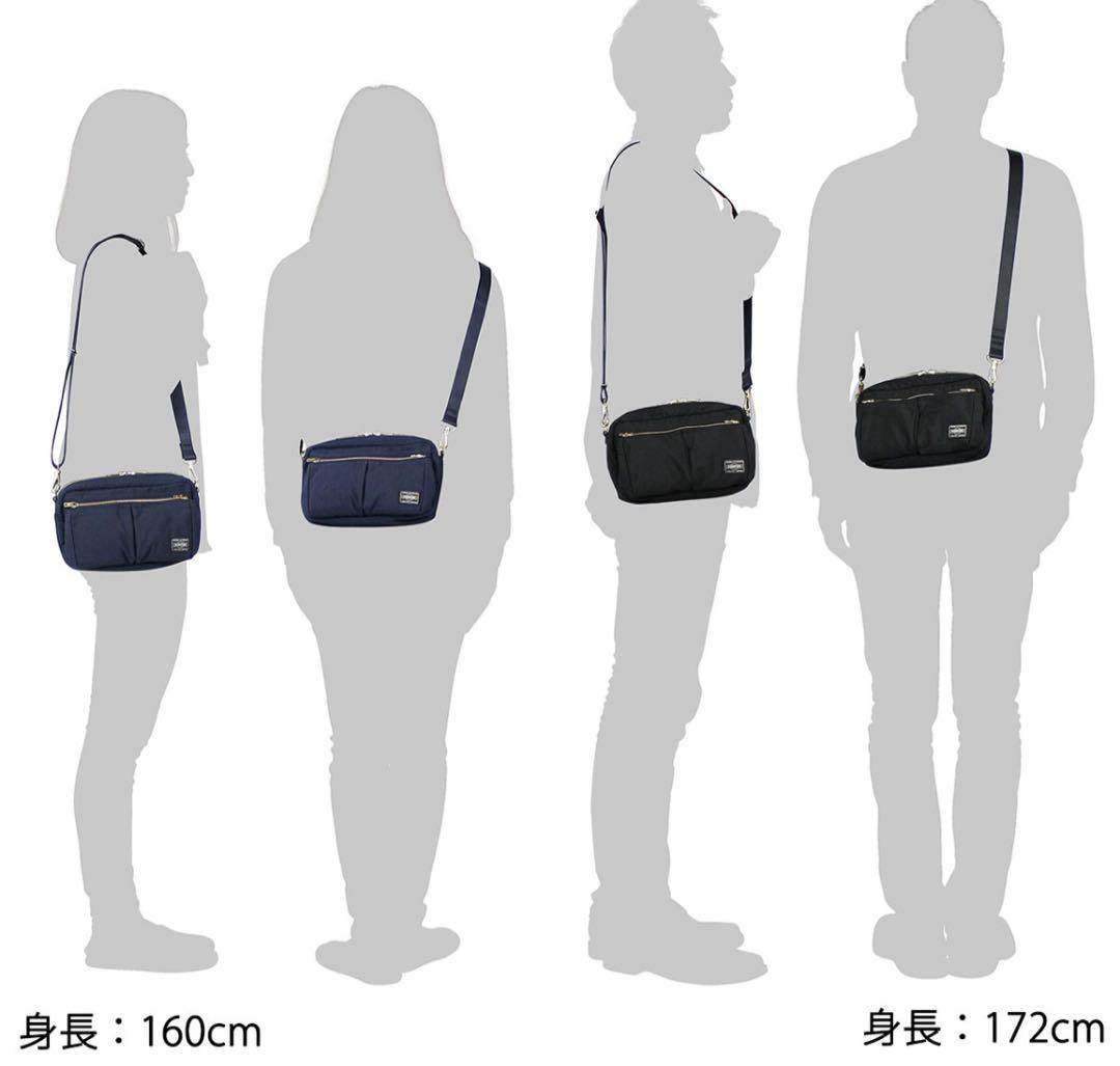 porter ポーター ドラフト ショルダーバッグ ブラック