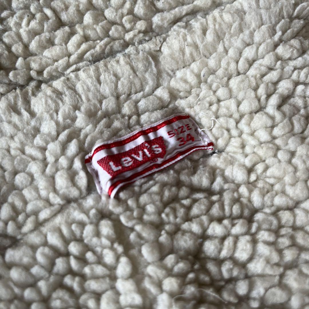 US リーバイス Levis ボア付きデニムジャケット