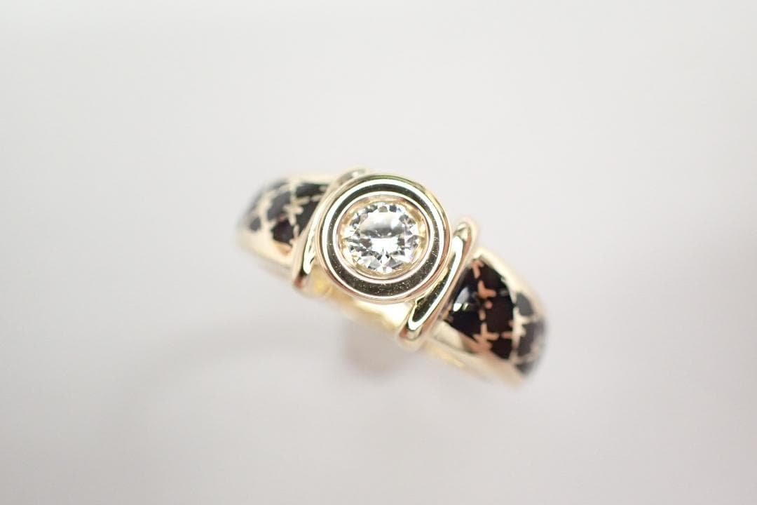 24/美品 Korloff コルロフ K18 ダイヤ0.20ct リング 指輪