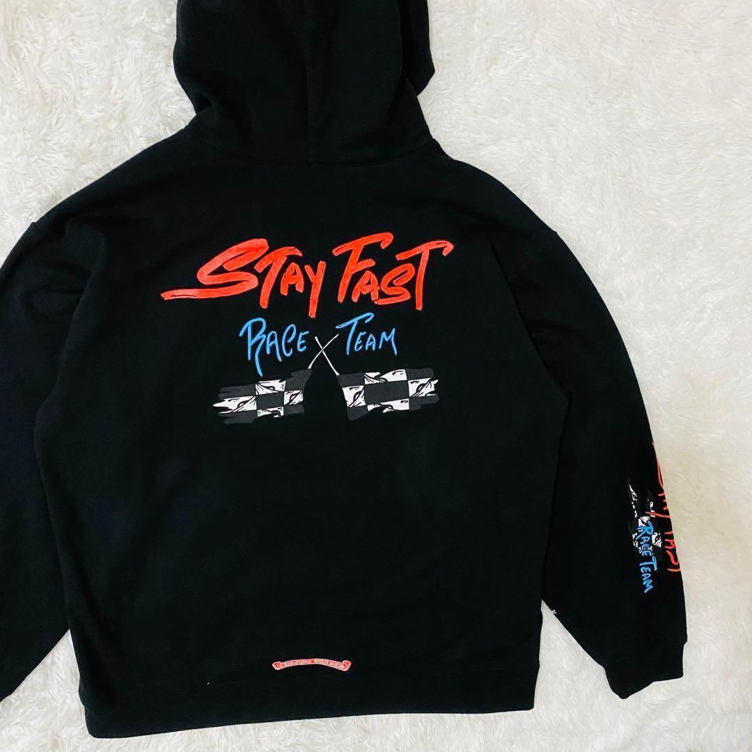 美品✨クロムハーツ×マッティボーイ STAY FAST パーカー XXL 黒