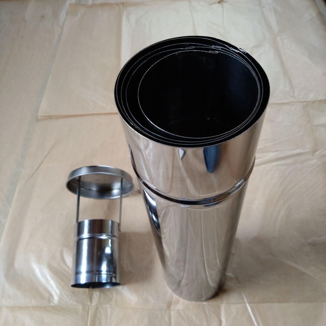 激安】 収納型トップ付き入れ子式煙突 径106mm~80mm ienomat.com.br