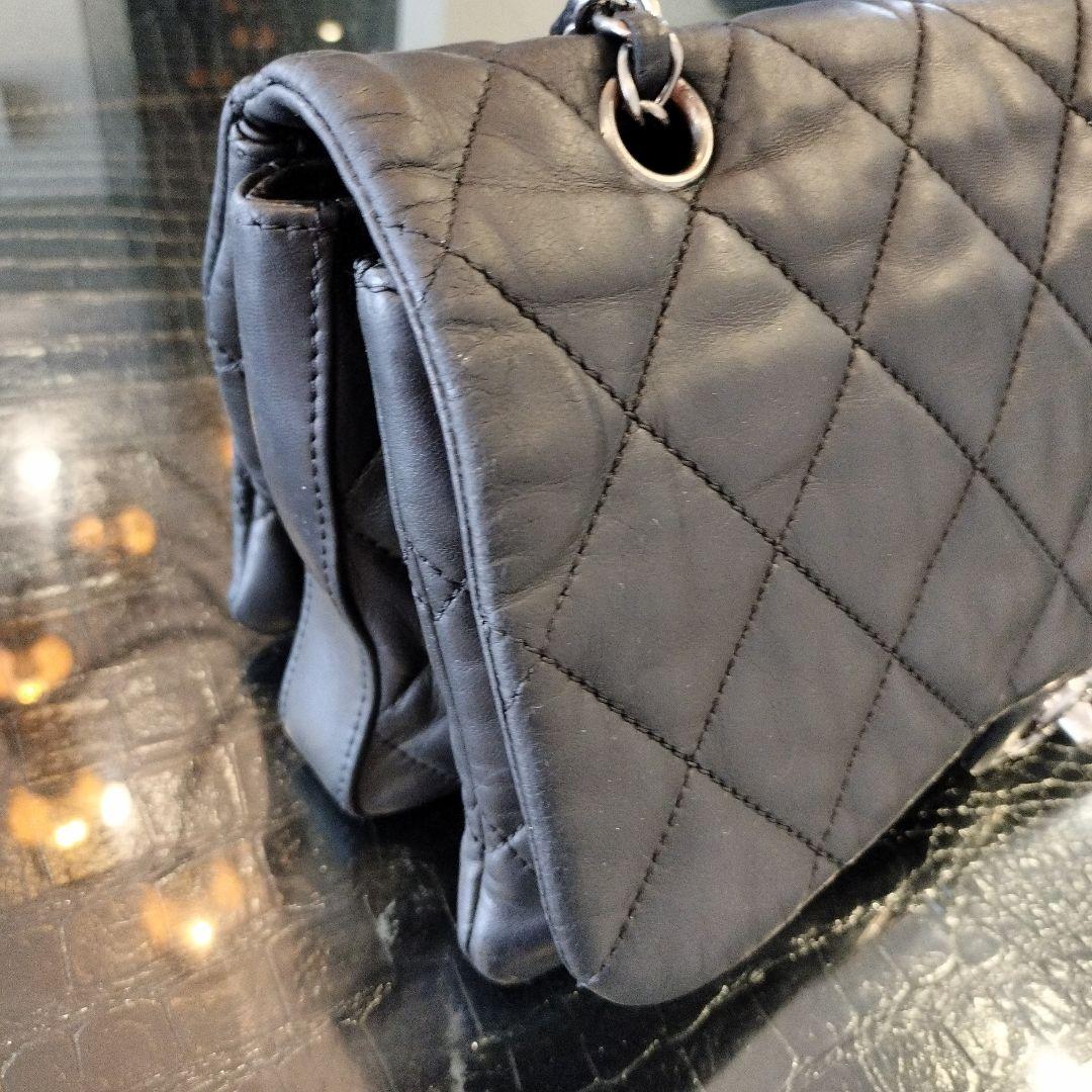 CHANEL シャネル マトラッセ チェーンショルダーバッグ ブラック