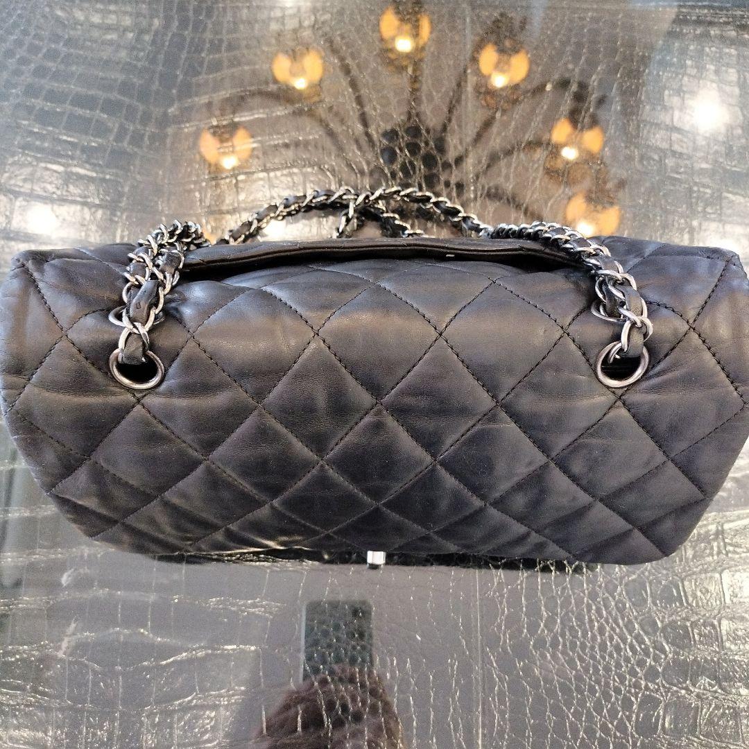 CHANEL シャネル マトラッセ チェーンショルダーバッグ ブラック