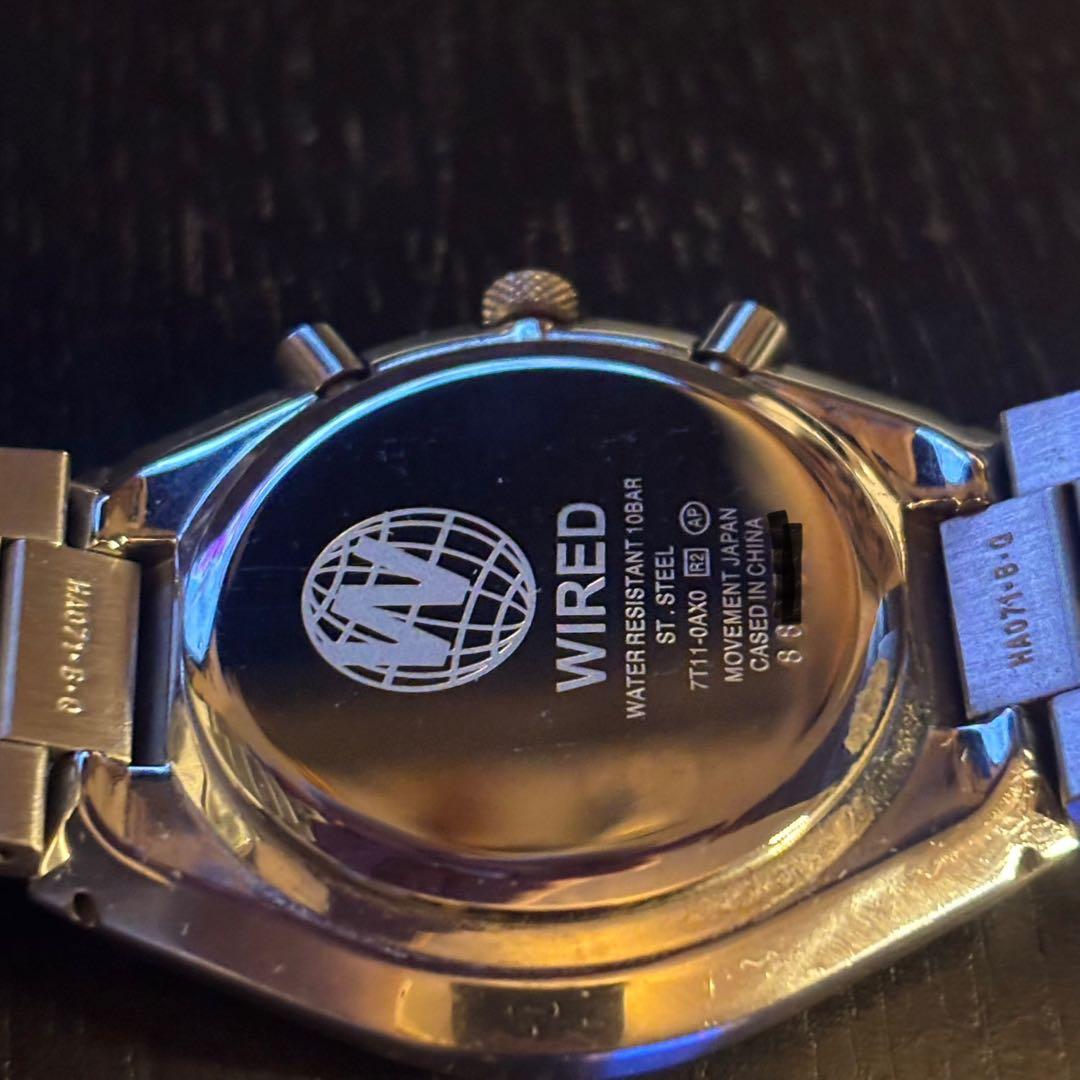 「激レア」SEIKO WIRED AGAV014 茶馬　クロノグラフ