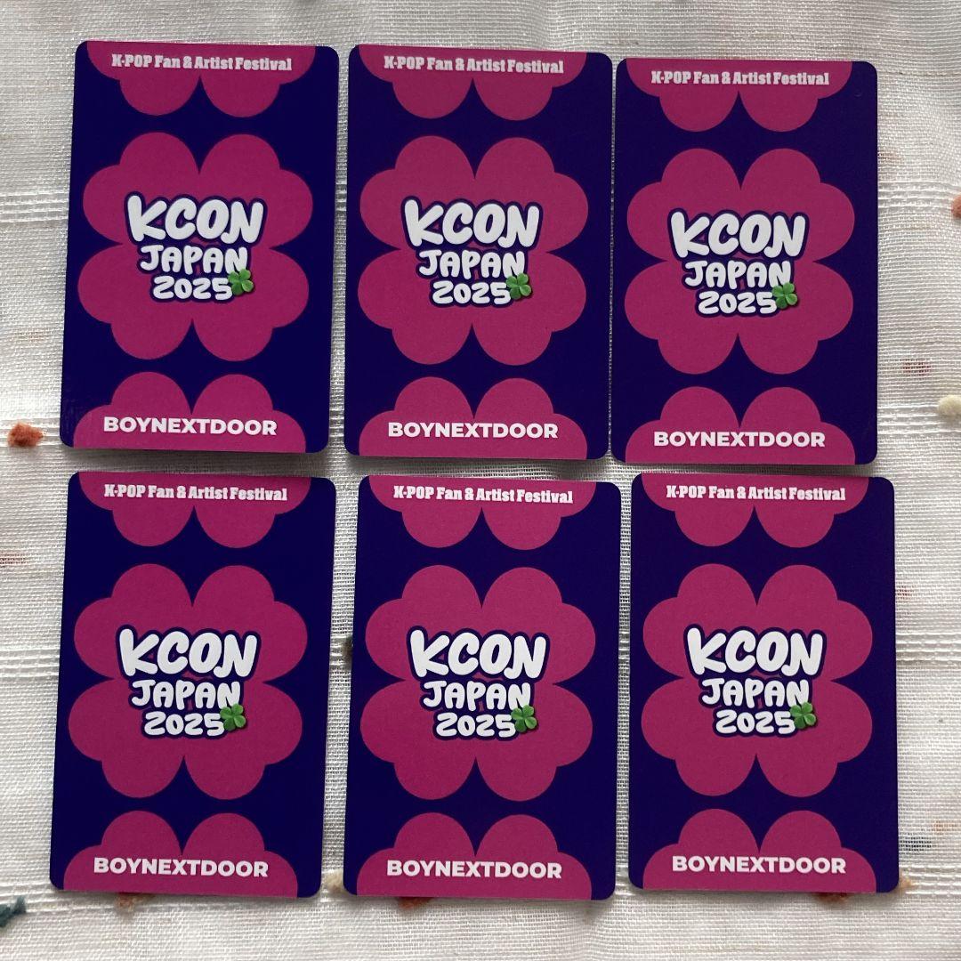 BOYNEXTDOOR オンラインくじ KCONJAPAN トレカ 全員6枚 - メルカリ