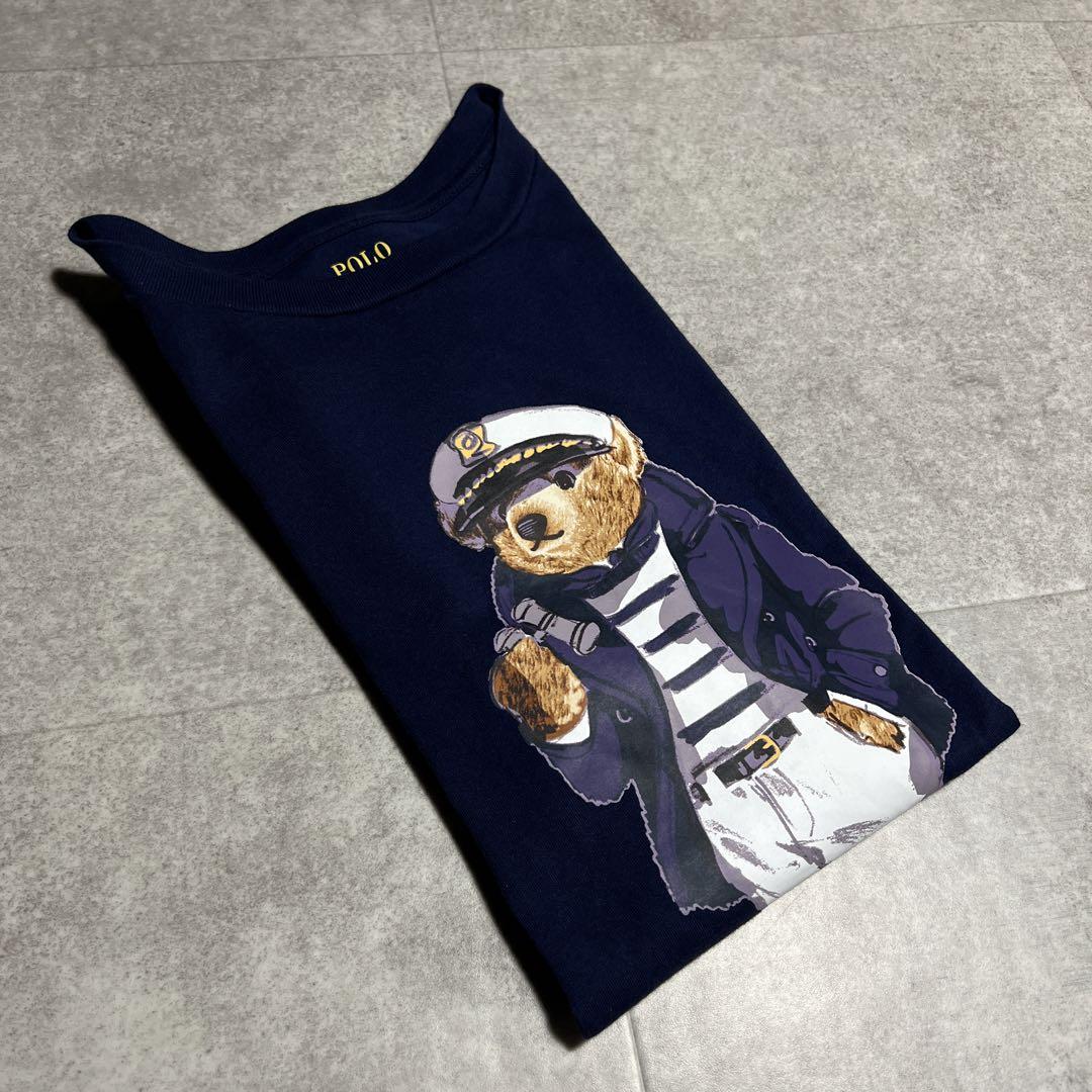 Polo Ralph Lauren Bear T-Shirt Navy 【L】