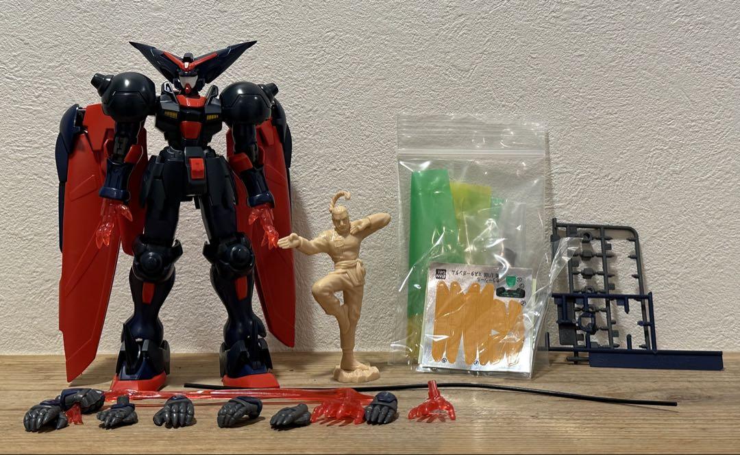 【組立済み】ガンプラ、MG、Gガンダム4体セット（まとめ売り）