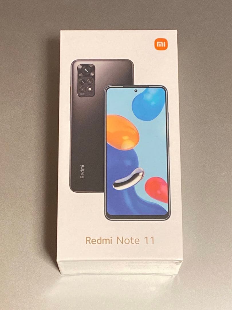 スマートフォン本体 【新品未開封】Xiaomi Redmi Note 11 グラファイト