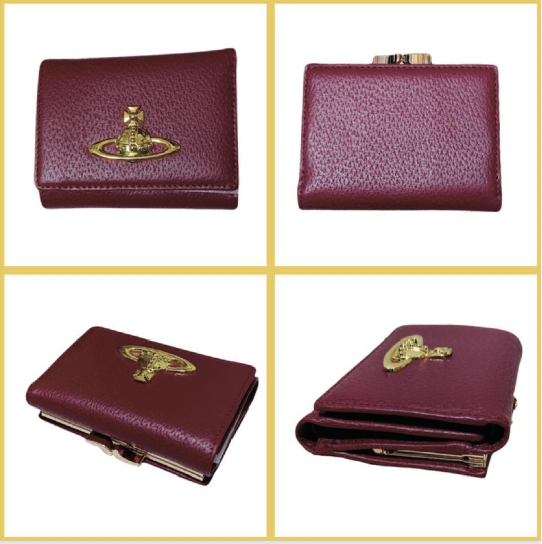 vivianne westwood 正規品　折り財布　ワインレッド