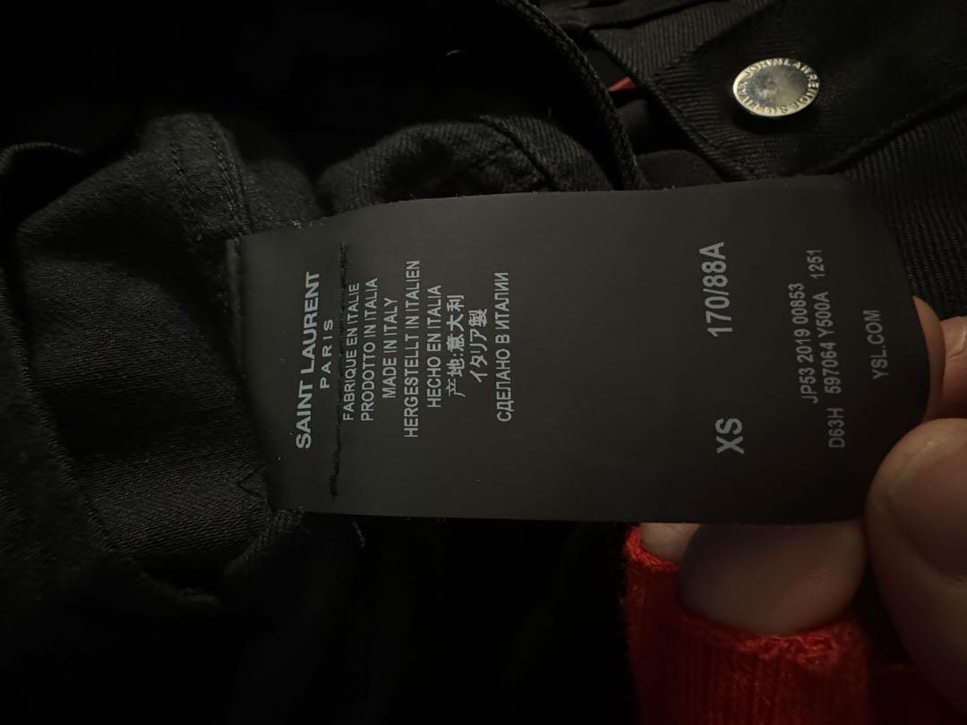 ジャケット・アウター SAINT LAURENT denim jacket Black