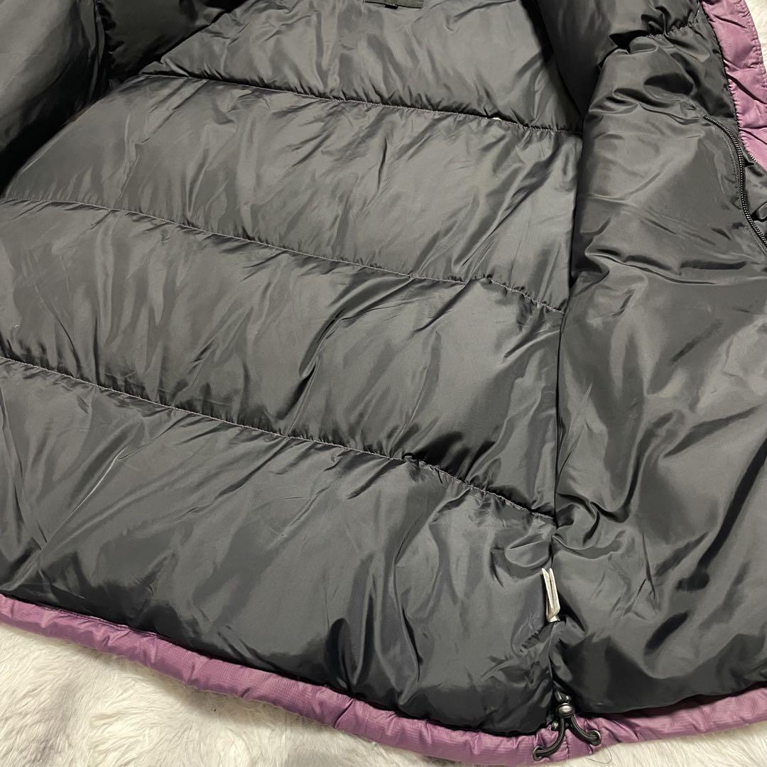 【THE NORTH FACE】ダウンベスト　700フィル　ノースフェイス　紫黒