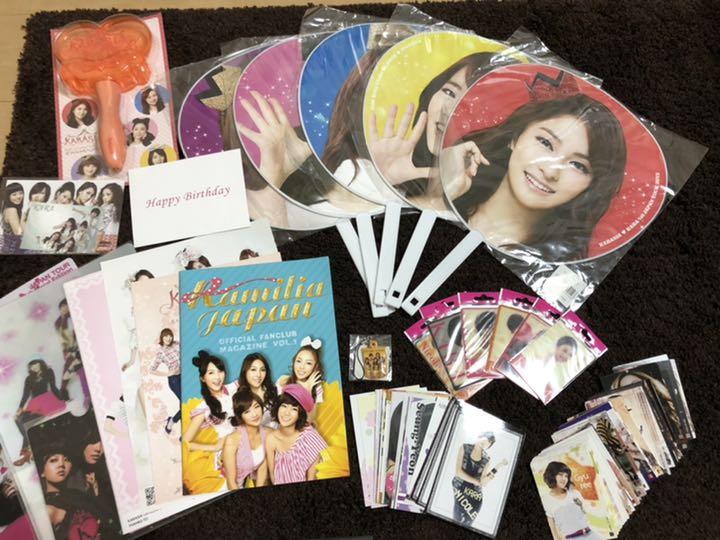 KARAグッズ CD DVD Blu-ray 団扇 ファイル カード +タオル