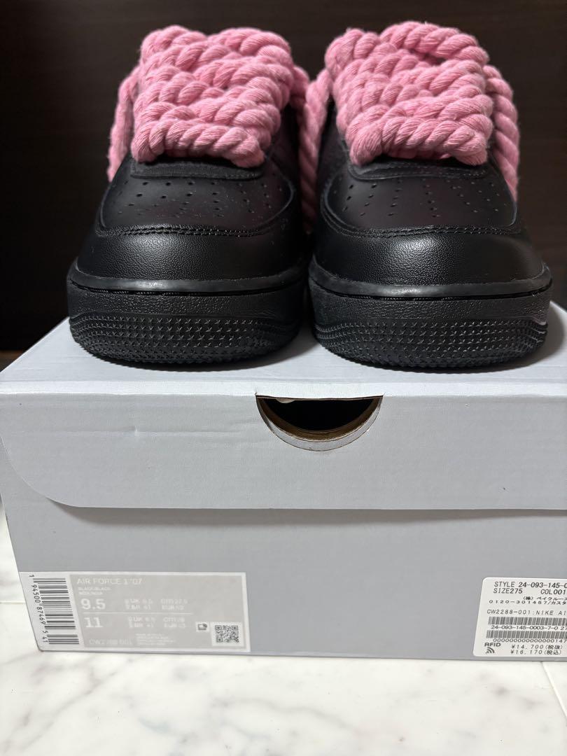 らぁ麺丸様専用 NIKE AF1 ロープカスタム ピンク 27.5 - メルカリ