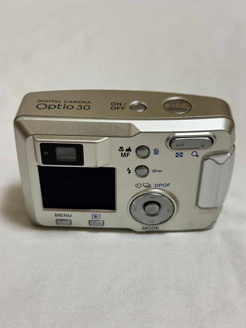 単三電池、SDカード使用！Pentax Optio 30 オールドコンデジ