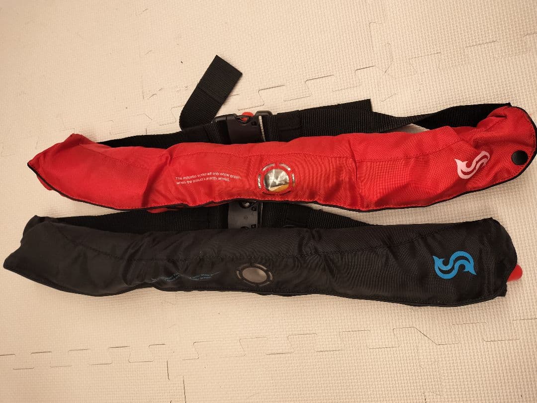 自動膨張ライフジャケット 桜マーク付2着セット