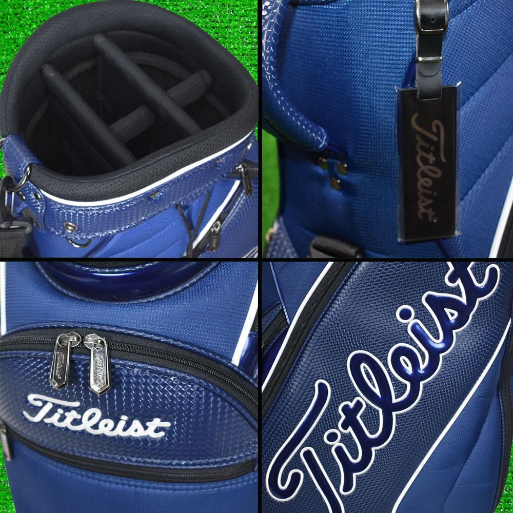 【メーカー再生品】 Titleist キャディバッグ9型【ネイビー ゴルフ タイトリスト ゴルフバッグ・キャディバッグ